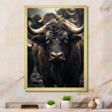 Brown Buffalo Whispers Of The - Buffalo Canvas Wall Art