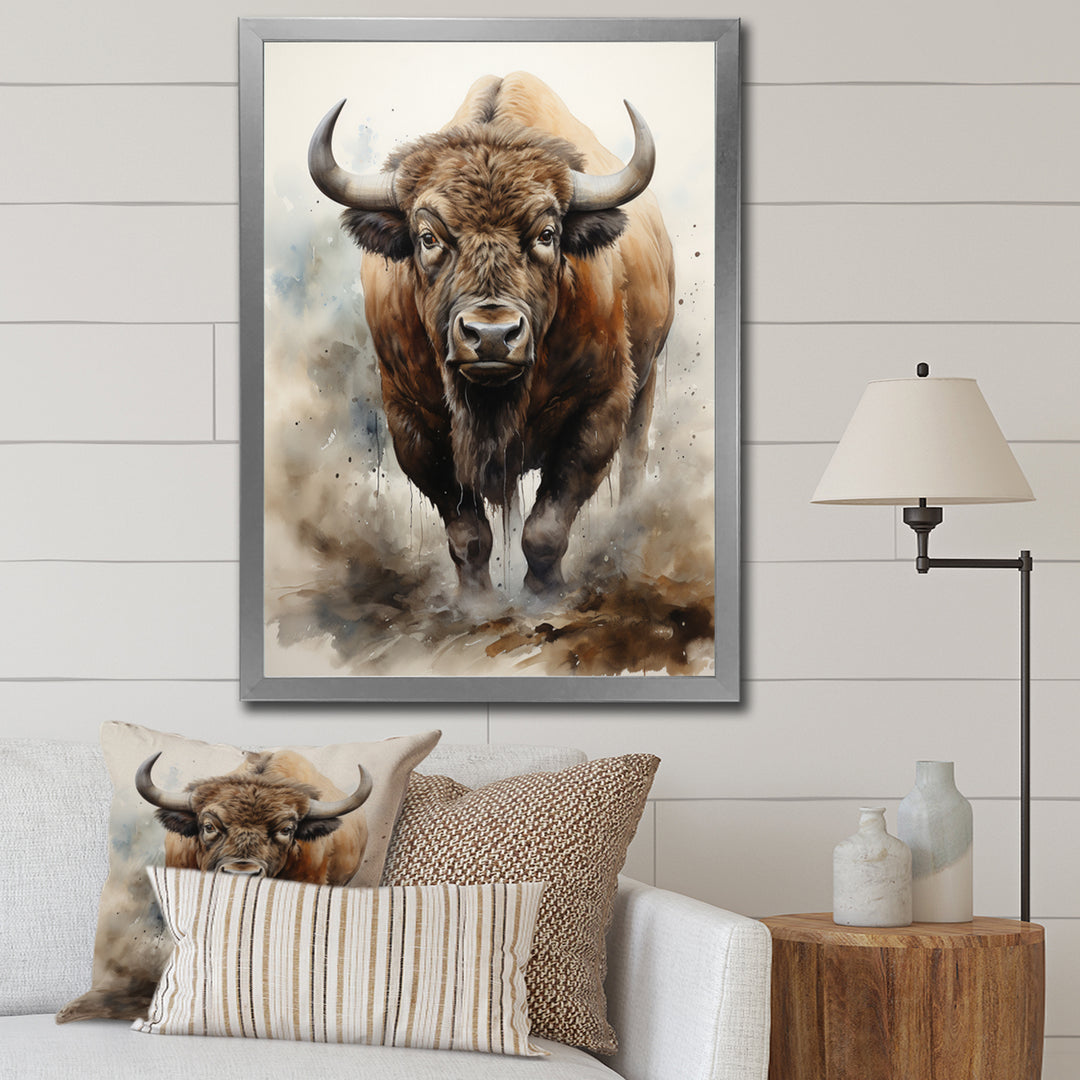 Buffalo Majestic Bison - Bison Wall Art Prints