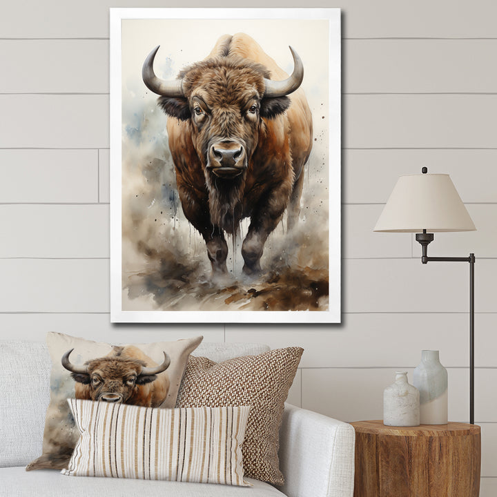 Buffalo Majestic Bison - Bison Wall Art Prints