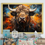 Buffalo Majestic Bison Collage - Brown Bison Wall Art
