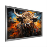 Buffalo Majestic Bison Collage - Brown Bison Wall Art