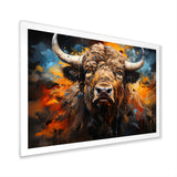 Buffalo Majestic Bison Collage - Brown Bison Wall Art