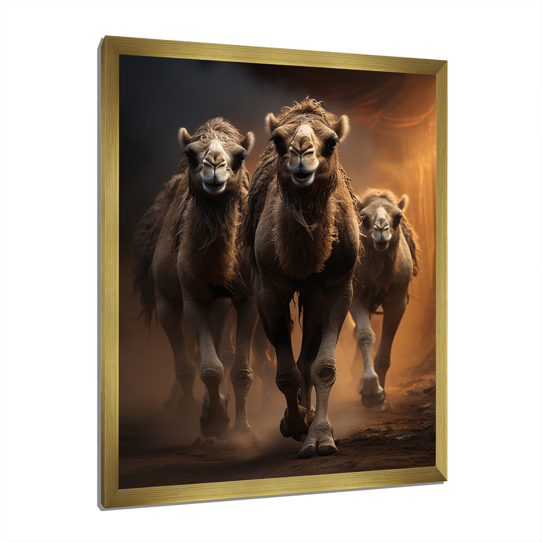 Camels Desert Symphony - Camel Wall Decor
