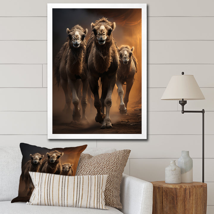 Camels Desert Symphony - Camel Wall Decor