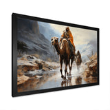 Camel Desert Wanderer Collage - Camel Wall Art Prints
