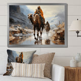 Camel Desert Wanderer Collage - Camel Wall Art Prints