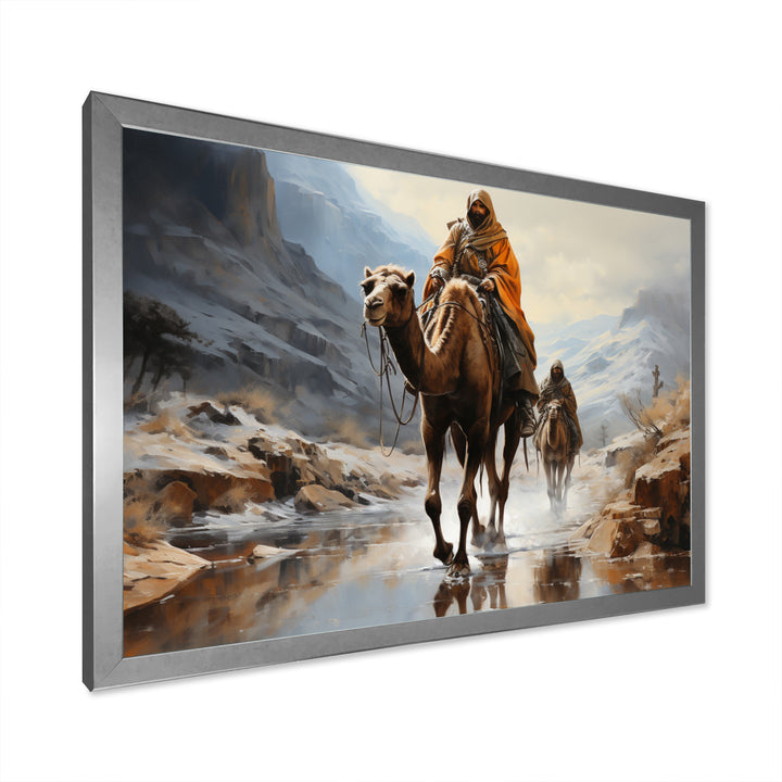 Camel Desert Wanderer Collage - Camel Wall Art Prints