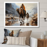 Camel Desert Wanderer Collage - Camel Wall Art Prints