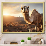 Camel Dusk Serenade - Beige Camel Wall Art