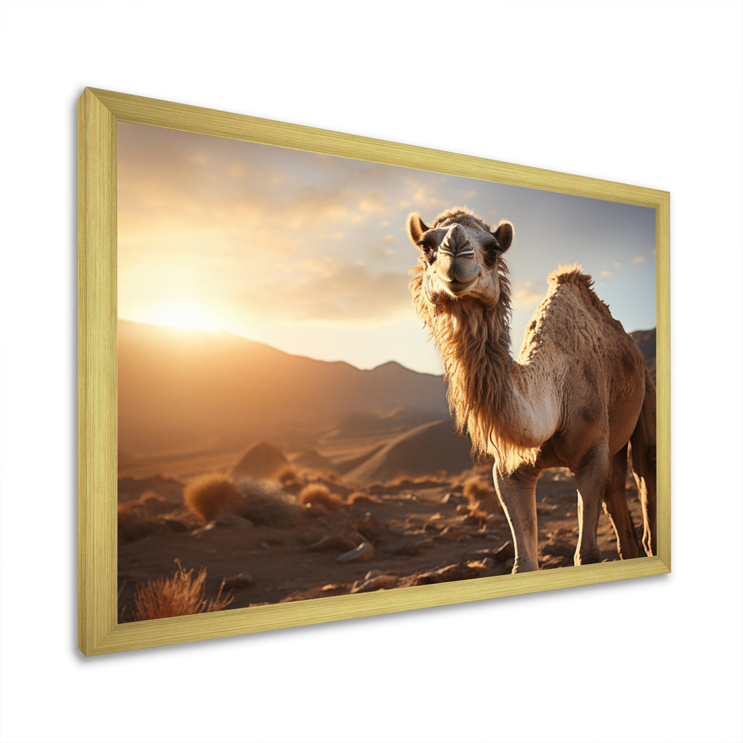 Camel Dusk Serenade - Beige Camel Wall Art