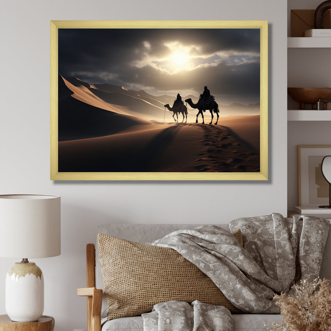 Camel Majestic Caravan - Camel Home Decor Art