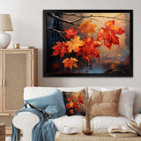 Canada Orange Autumn Symphony III - Landscapes Canvas Wall Art