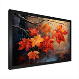 Canada Orange Autumn Symphony III - Landscapes Canvas Wall Art