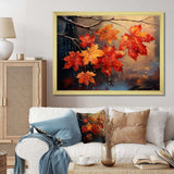 Canada Orange Autumn Symphony III - Landscapes Canvas Wall Art