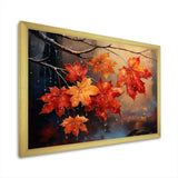 Canada Orange Autumn Symphony III - Landscapes Canvas Wall Art