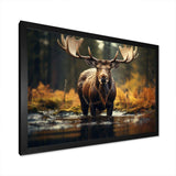 Canada Majestic Moose III - Landscapes Canvas Wall Art