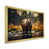 Canada Majestic Moose III - Landscapes Canvas Wall Art