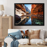 Canyon Enchantment River - Landscapes Canvas Wall Art