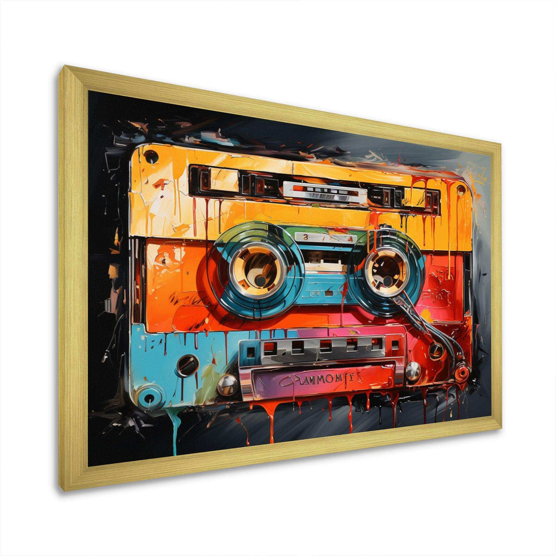 Cassette Tapes Mixtape Magic - Fashion Canvas Wall Art