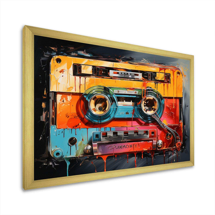 Cassette Tapes Mixtape Magic - Fashion Canvas Wall Art