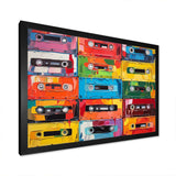 Cassette Tapes Retro Rhythms V - Fashion Canvas Wall Art