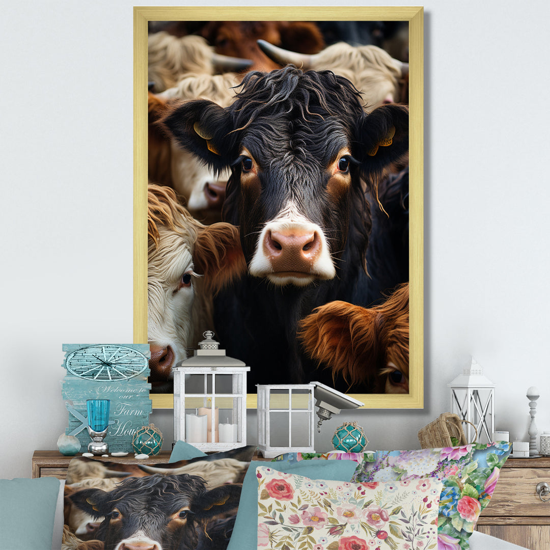 Cattle Animal - Cattle Canvas Wall Art