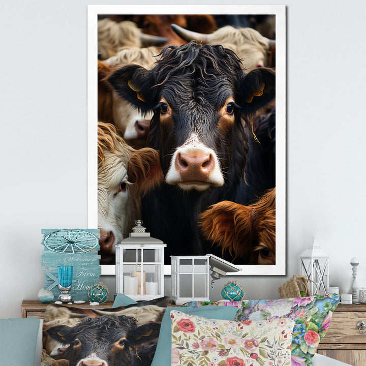 Cattle Animal - Cattle Canvas Wall Art