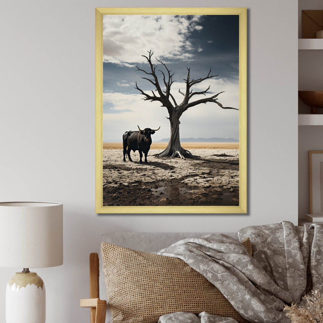 Cattle Guardians Of Deserts - Cattle Wall Art Prints
