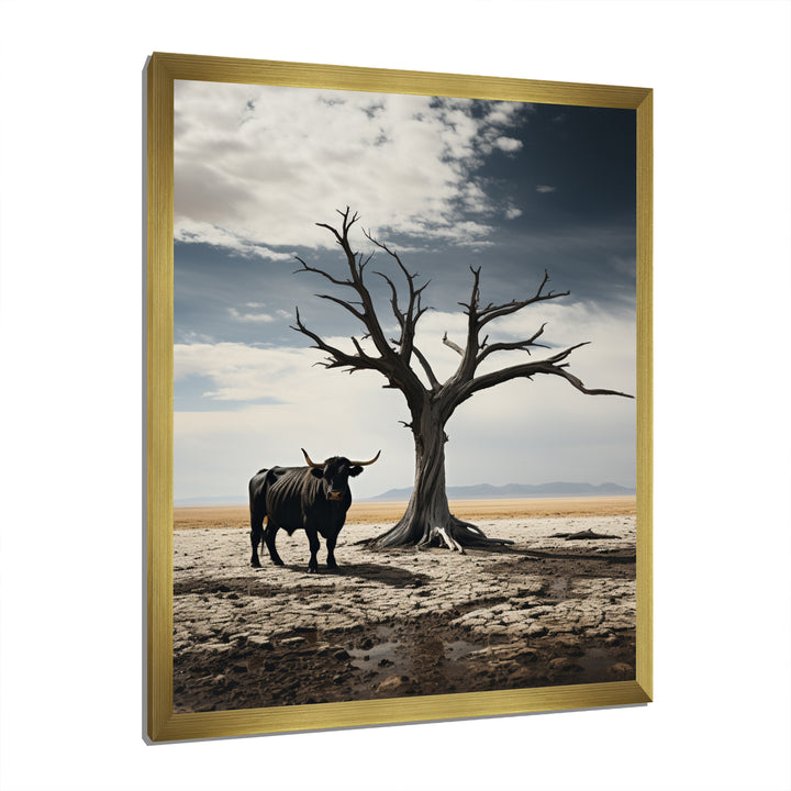 Cattle Guardians Of Deserts - Cattle Wall Art Prints