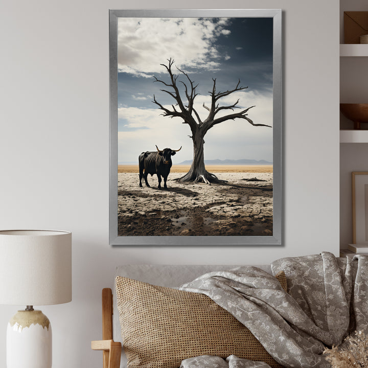Cattle Guardians Of Deserts - Cattle Wall Art Prints