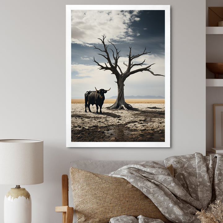 Cattle Guardians Of Deserts - Cattle Wall Art Prints