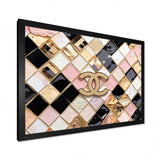 Fashion Geometric Glam Pattern - Fashion Canvas Wall Art