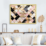 Fashion Geometric Glam Pattern - Fashion Canvas Wall Art