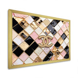 Fashion Geometric Glam Pattern - Fashion Canvas Wall Art