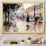 Fashion Impressionist Elegance I - Fashion Canvas Wall Art