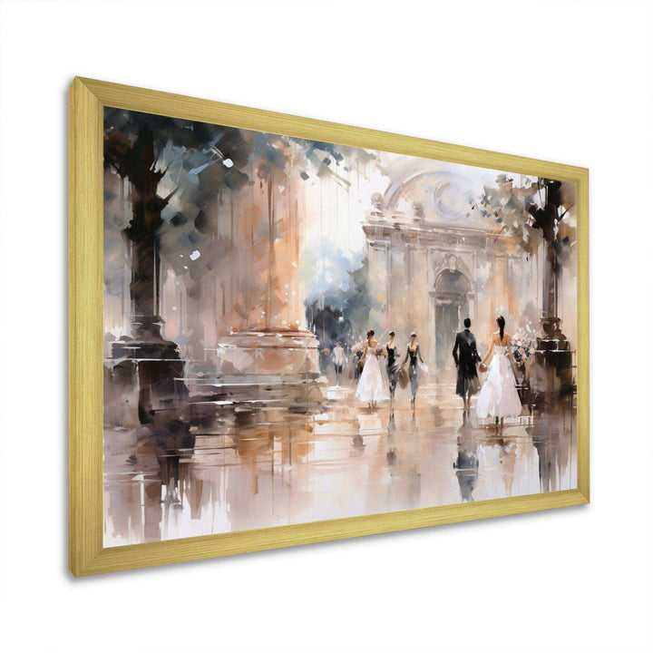 Fashion Impressionist Elegance II - Fashion Canvas Wall Art