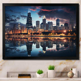 Chicago Beautiful Cityscape II - Cityscapes Canvas Wall Art