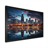 Chicago Beautiful Cityscape II - Cityscapes Canvas Wall Art