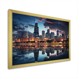 Chicago Beautiful Cityscape II - Cityscapes Canvas Wall Art