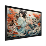 China Art Silk Embroidery - People Canvas Wall Art