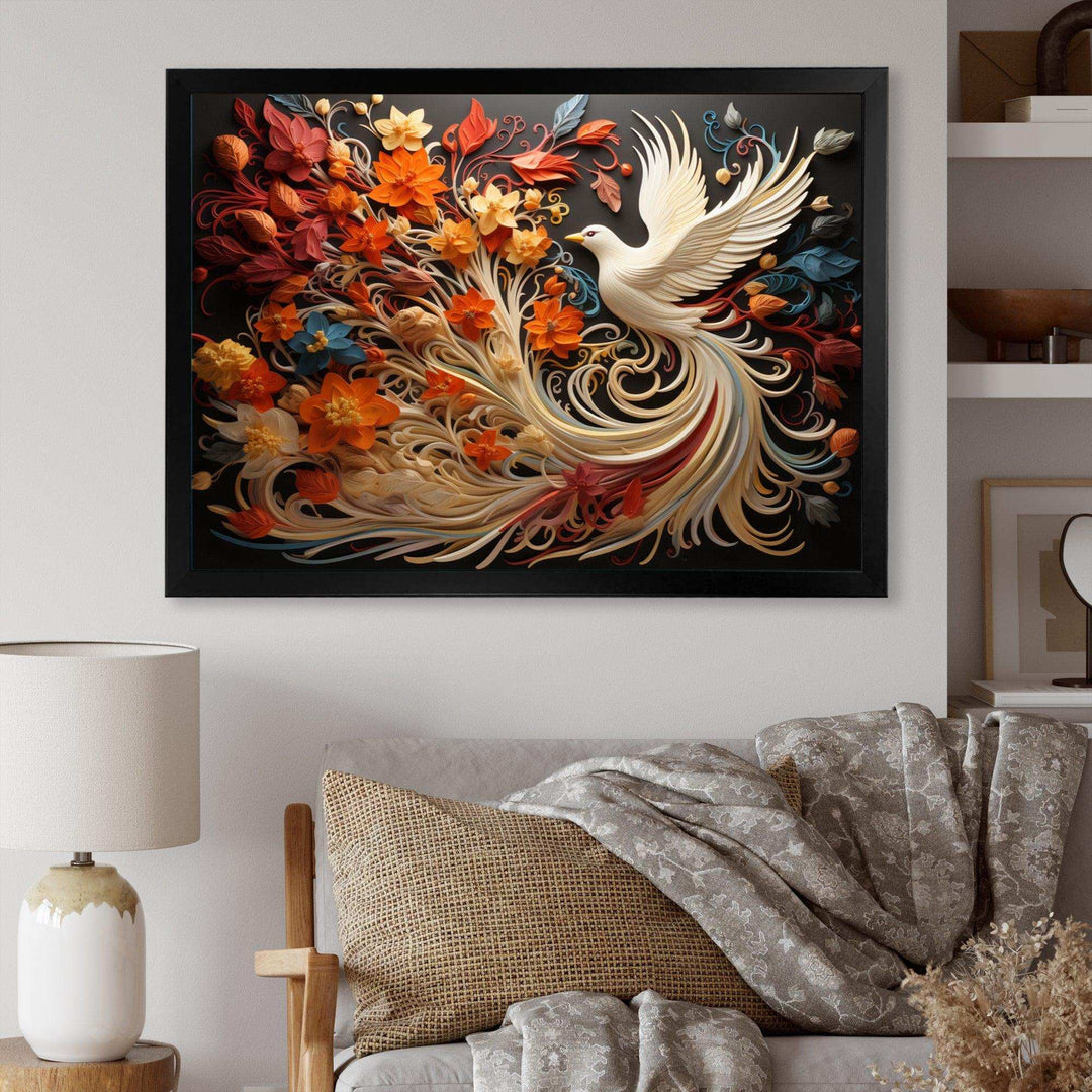 Christianity Pentecost Fire - Spiritual Canvas Wall Art