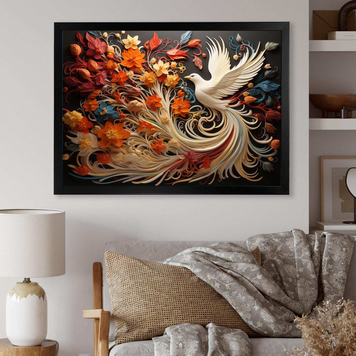 Christianity Pentecost Fire - Spiritual Canvas Wall Art