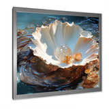 White Clam Pearl Essence - White Clam Wall Art