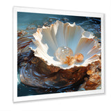 White Clam Pearl Essence - White Clam Wall Art