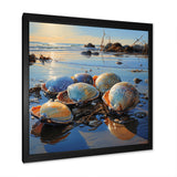 Clam Twilight Treasures - Clam Canvas Wall Art