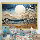 Clouds Prairies Collages VI - Landscapes Canvas Wall Art