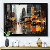 Cityscape Collage V - Abstract Canvas Wall Art