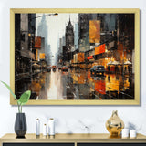 Cityscape Collage V - Abstract Canvas Wall Art