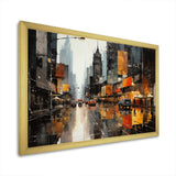 Cityscape Collage V - Abstract Canvas Wall Art