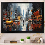 Cityscape Collage VI - Abstract Canvas Wall Art